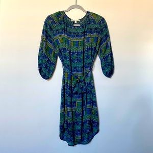 Casual blue / green dress / tunic. Collective Concepts. Size S (small).